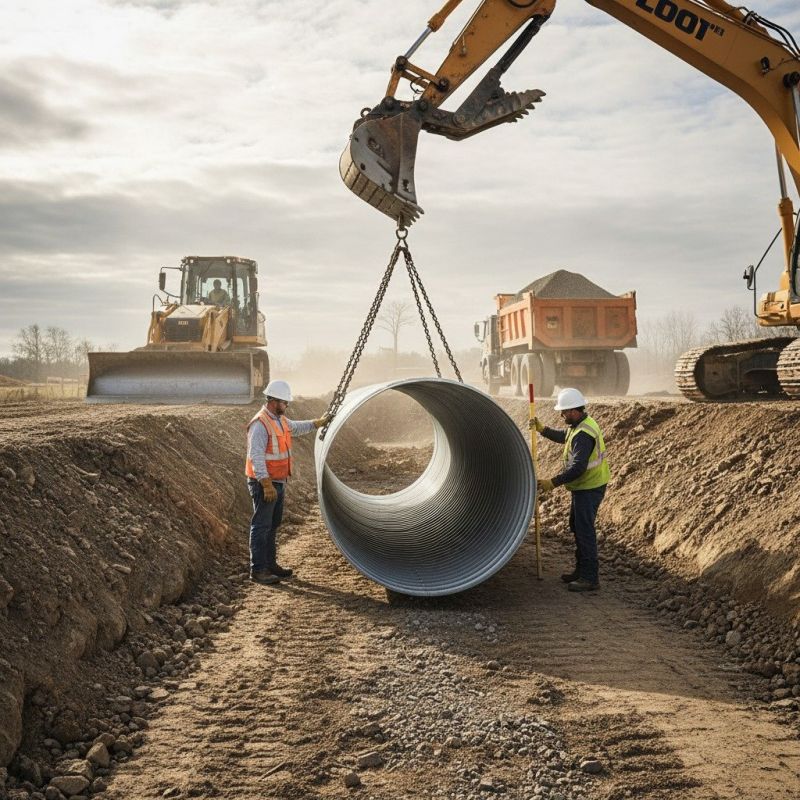Culvert Pipe Installation